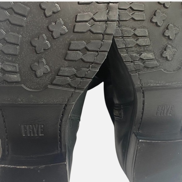 NWOB Frye Leather Over Knee Riding BOOTS Equestrian Biker Buccaneer Moto Boho - Picture 9 of 10